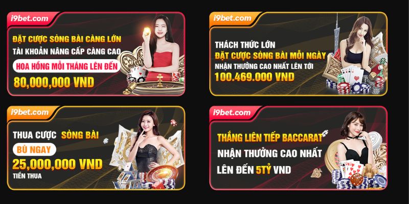 Ưu đãi bòng nổ cùng casino i9bet.